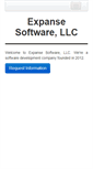 Mobile Screenshot of expansesoftware.com